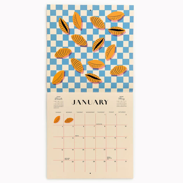2026 Paper Source Pasta Calendar