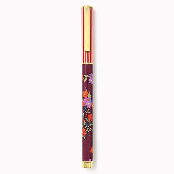 PS Collection Floral Striped Gel Pen