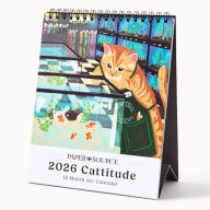 Title: 2026 Paper Source Catitude Desk Easel Calendar