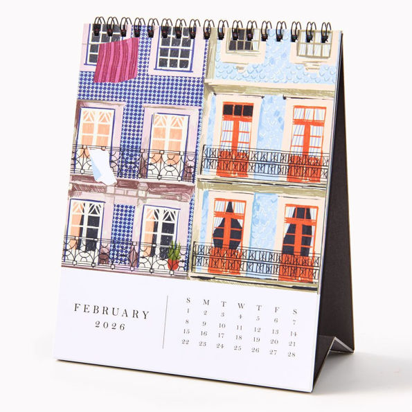 2026 Paper Source Desk Art Easel Calendar