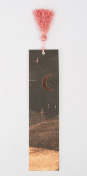 Paper Celestial Printed Bookmark with Rose Gold Tassel