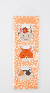 Title: Set of 3 Magnet Bookmarks Cats