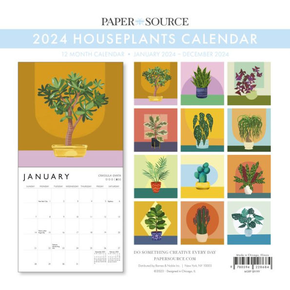 Envision3 2024 Houseplants Calendar Mall Of America   9780594228684 P1 V2 S600x595 