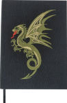 Alternative view 1 of EMBROIDERED JOURNAL DRAGON- BLACK