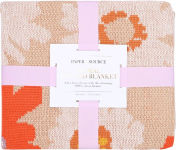 Alternative view 3 of Bold Floral Knitted Throw Blanket
