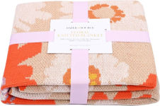 Alternative view 5 of Bold Floral Knitted Throw Blanket