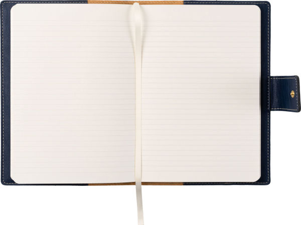 Paper Source Nautic Blue A5 Leather Journal Cover with Clasp