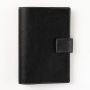 Paper Source Black A5 Leather Journal Cover with Clasp