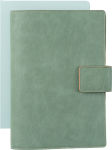 Alternative view 2 of Paper Source Sage Green A5 Leather Journal Cover with Clasp