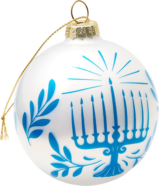 Hanukkah Globe Ornament
