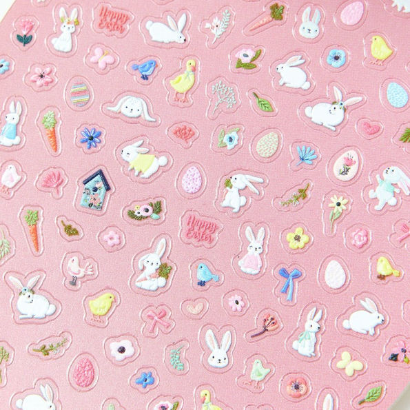 Easter Bunny Nail Stickers