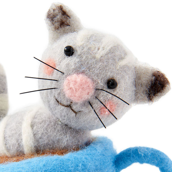 Felted Cats in Teacups, Assorted