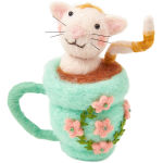 Alternative view 3 of Felted Cats in Teacups, Assorted