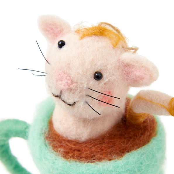 Felted Cats in Teacups, Assorted