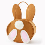 Alternative view 4 of Bunny and Pom Tail Basket