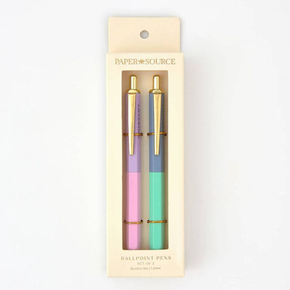 PS Collection Colorblock Pastel Ballpoint S/2