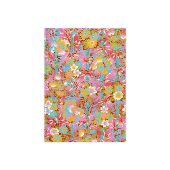 Heritage Medium Notebook Cluster Flowers / Bamboo Purple