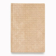 Jeremiah Brent Tan Woven Suede Leather Journal