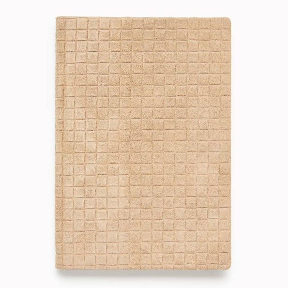 Jeremiah Brent Tan Woven Suede Leather Journal
