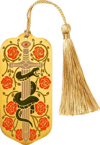 Rose Garden Serpent Sword Bookmark