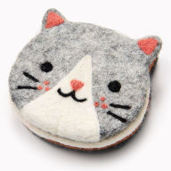 Title: Felt Cat Coaster Set