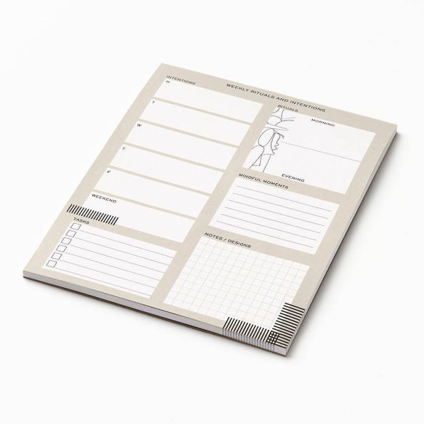 Jeremiah Brent Weekly Rituals Organizational Pad