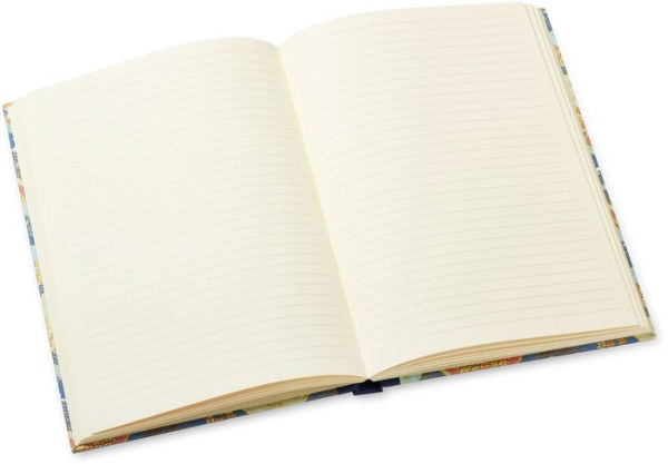 Classic Large Journal Rolling Hills / Blue / Peach