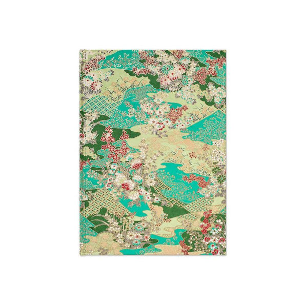 Turquoise Floral Heritage Notebook
