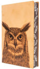 Alternative view 2 of Nubuk Leather Journal With Digital Printed Owl