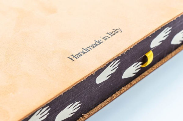 Nubuk Leather Journal With Digital Printed Racoon