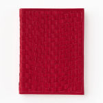 Alternative view 1 of Red Dahlia Woven Leather Journal