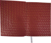 Alternative view 3 of Red Dahlia Woven Leather Journal