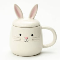 Title: Bunny Mug with Lid