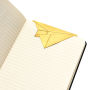 Alternative view 2 of Paper Airplane Brass Bookmark