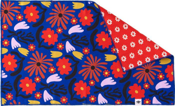 Abstract Floral Sport Towel