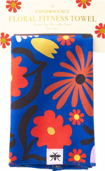 Abstract Floral Sport Towel