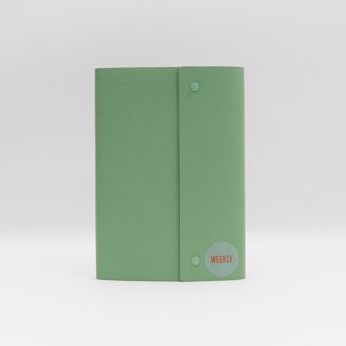 2025 Jade Leather Chicago Ave Weekly Planner
