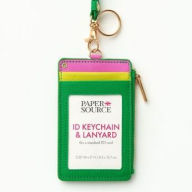 Title: Colorblock Card Holder and Lanyard