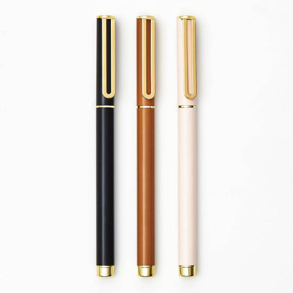 PS Collection Neutral Metal Ballpoint Cap Pens