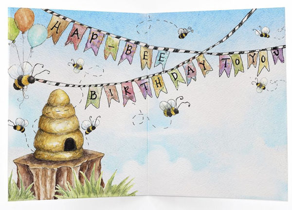 Hap-bee Birthday Birthday Card