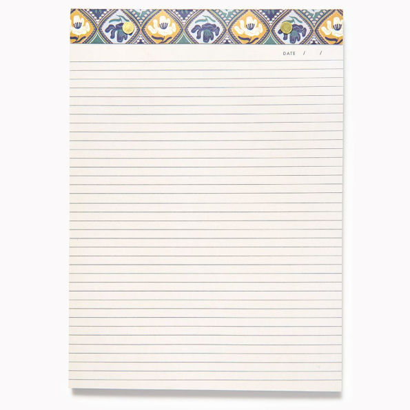 Diamond Floral Legal Pad