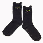 Alternative view 2 of Black Cat Socks