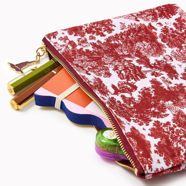 Zippered Toile Pouch