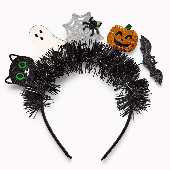 Halloween Tinsel Headband