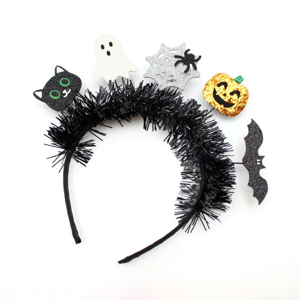 Halloween Tinsel Headband