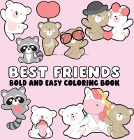 Title: Best Friends Bold and Easy Coloring Book, Author: Page