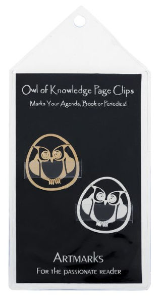 Artmarks by Cynthia Gale - Owl of Knowledge Page Clips
