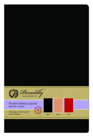 Title: Pocket Memos -3 pack- Med- colors, Author: Piccadilly