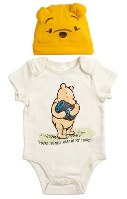 winnie the pooh baby outfit with hat
