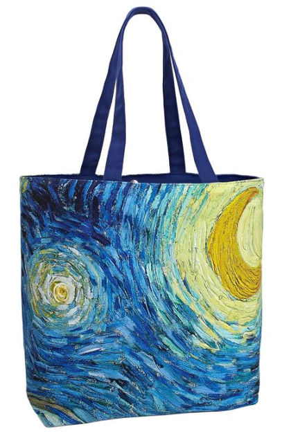 MoMA Van Gogh Starry Night Large Canvas Tote 15.75'' x7''x13.75'' by ...